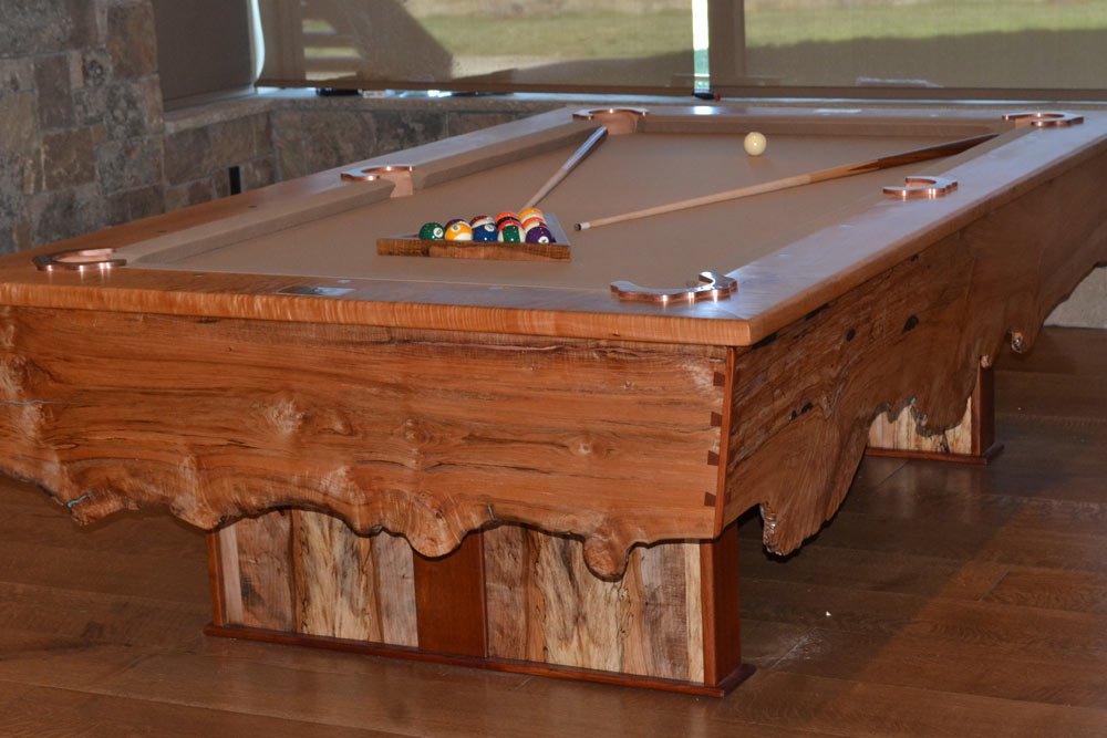 Custom Maple Pool Table